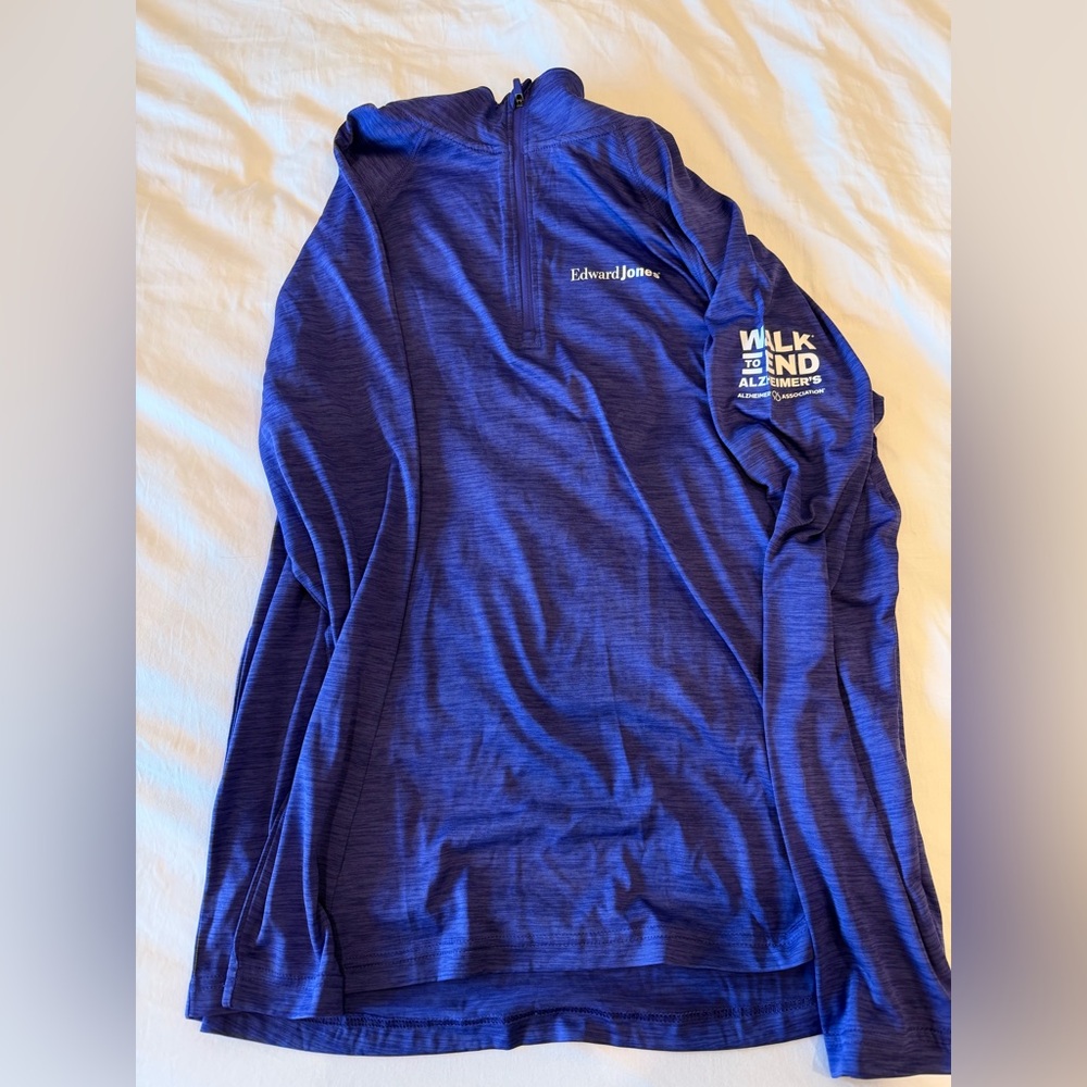 Charles River Apparel Blue Quarter-Zip Pullover